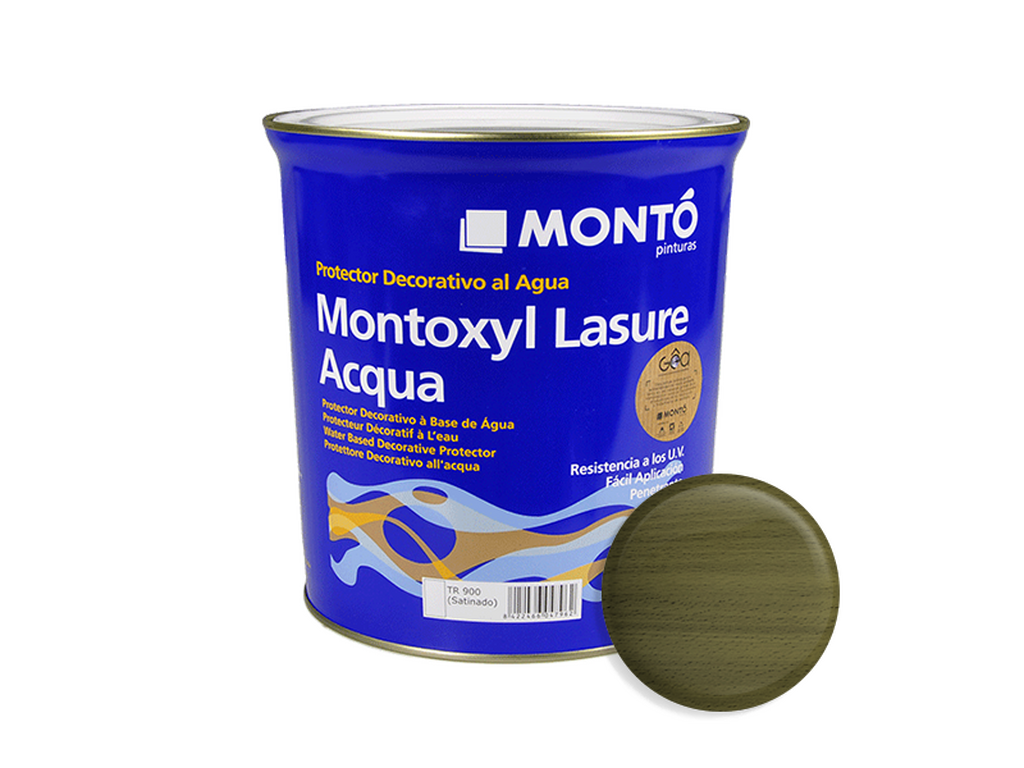 MONTOXYL LASURE ACQUA SATINADO MX44 4 L & MONTOXYL LASURE ACQUA SATINDO MX44 750ML