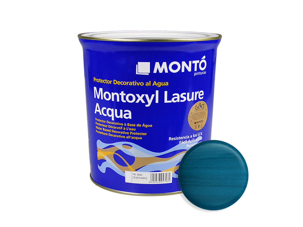 MONTOXYL LASURE ACQUA SATINADO MX48 4 L & MONTOXYL LASURE ACQUA SATINDO MX48 750ML