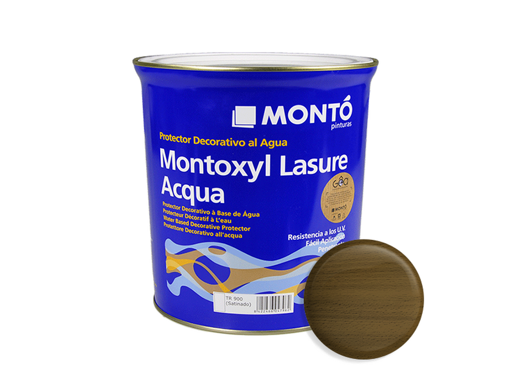 MONTOXYL LASURE ACQUA SATINDO XYL930 4 L & MONTOXYL LASURE ACQU.SATNDO XYL930 750ML