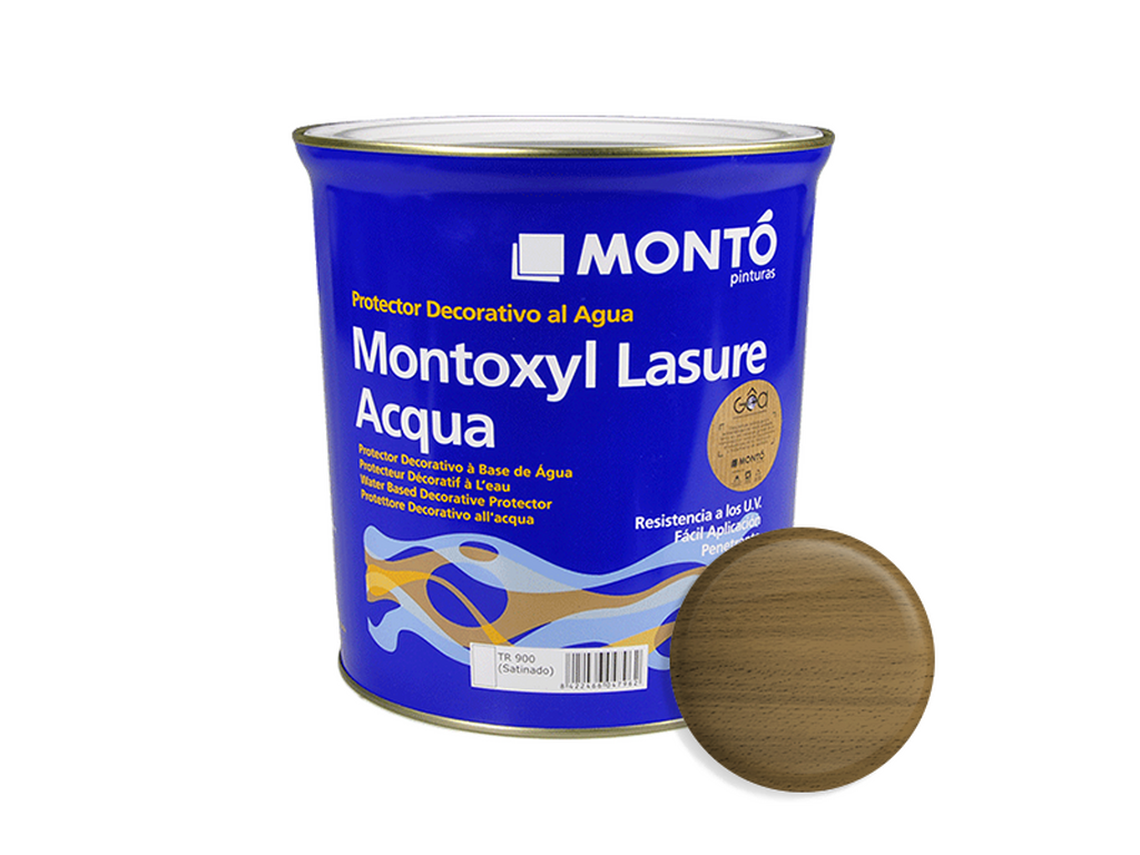 MONTOXYL LASURE ACQU.SATNDO XYL950 750ML & MONTOXYL LASURE ACQUA SATINADO XYL950 4L