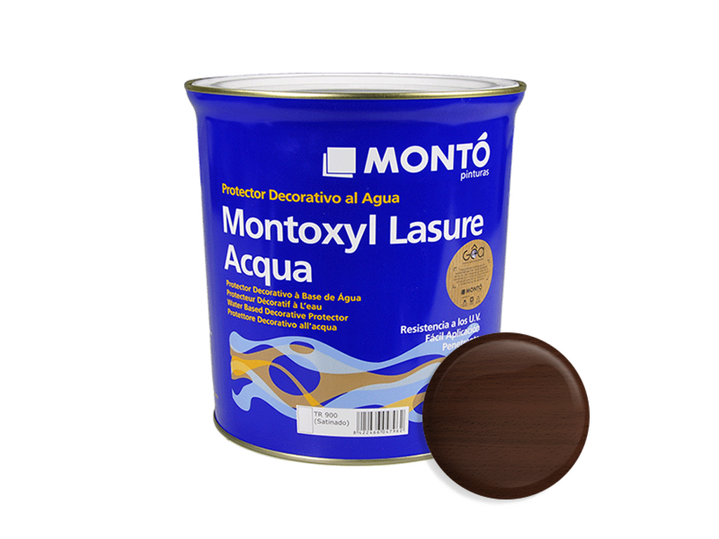 MONTOXYL LASURE ACQUA SATINADO XYL985 4L & MONTOXYL LASUR.ACQ.SATINADO XYL985 750ML