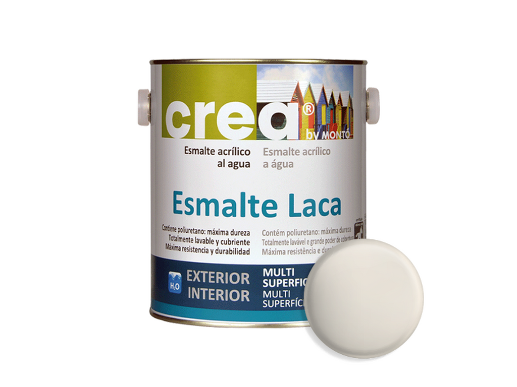 CREA ESMALTE LACA SAT.BLANCO ROTO 500ML & CREA ESMALTE LACA SAT.BLANCO ROTO 2.5L