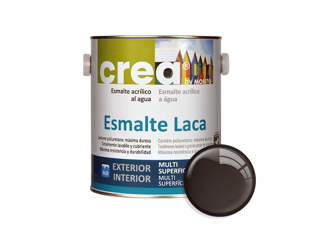 CREA ESMALTE LACA BRILLO TABACO 500ML & CREA ESMALTE LACA BRILLO TABACO 2.5L