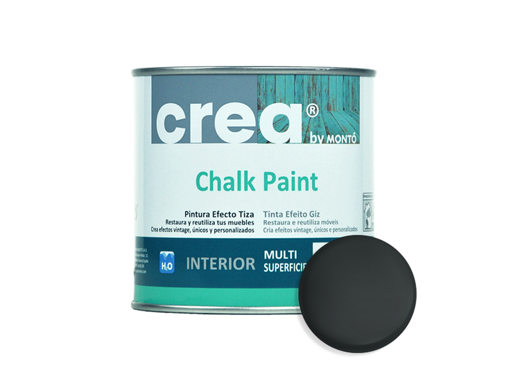 CREA CHALK PAINT NEGRO ASTRACAN 500ML