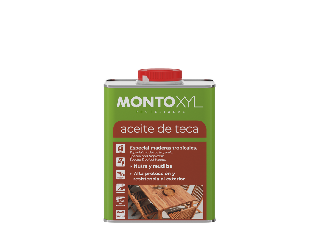 Aceite de Teca | Protector Natural Nutriente | para Madera Sin Barnizar | Resistente a Hongos y UV