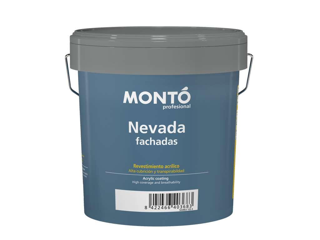 Pintura de fachadas: Nevada Fachadas Liso (Blanco)
