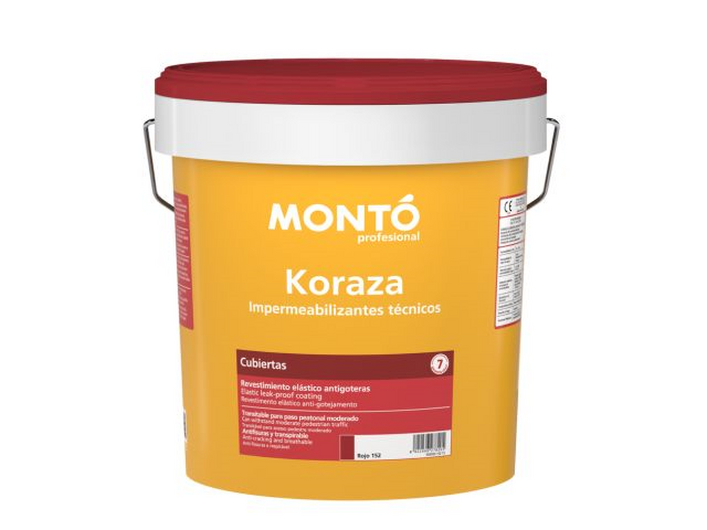 Pintura antifisuras para fachadas: Koraza Cubiertas
