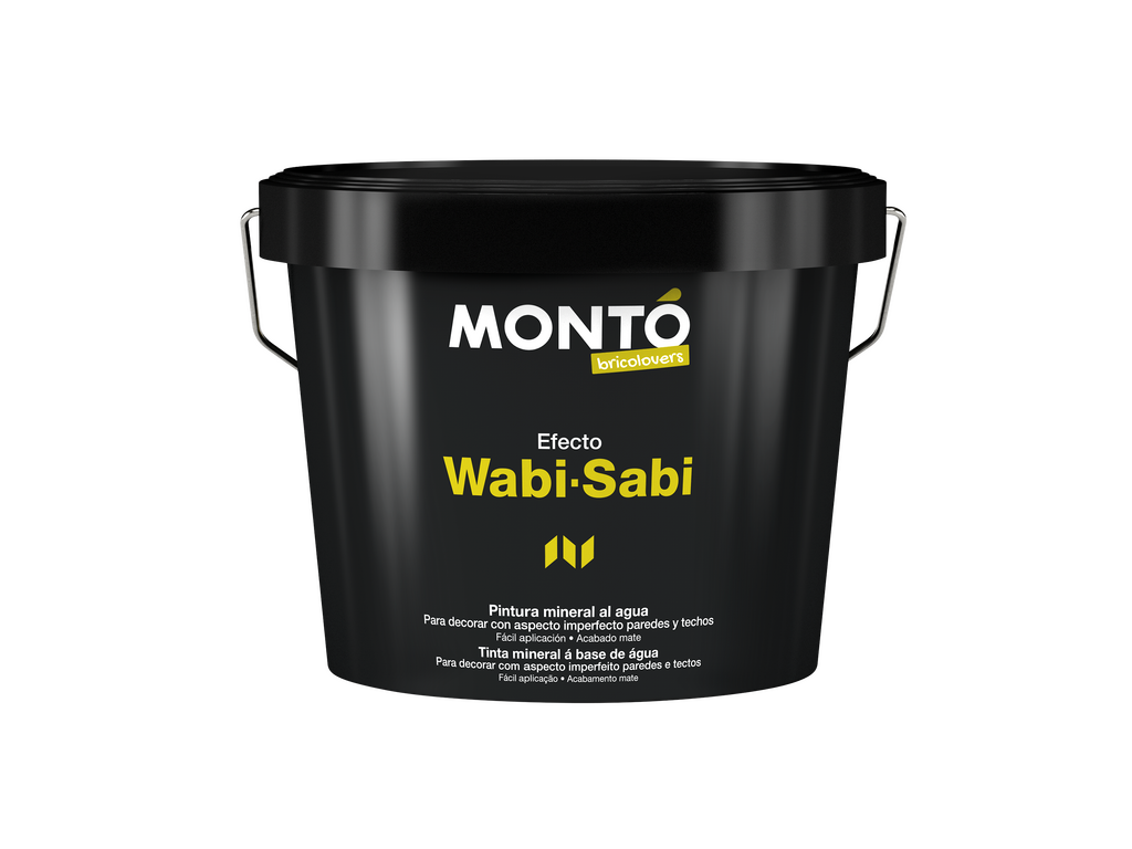 Pintura Efecto Wabi-Sabi | Efecto Texturizado y Acabado Mate | Inspiración Japonesa para Interior (Gris Intense o Gris Claro)