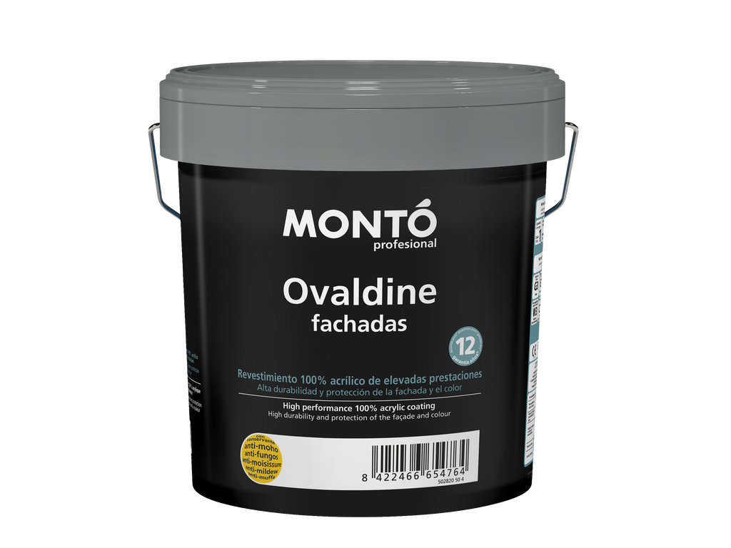 Pintura de fachadas premium: Ovaldine Fachadas (12 Litros). Coloreable