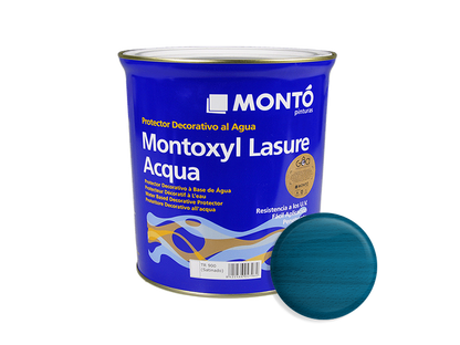 MONTOXYL LASURE ACQUA SATINADO MX48 4 L & MONTOXYL LASURE ACQUA SATINDO MX48 750ML