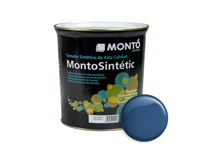 MONTOSINTETIC BRILLANTE AZUL MARIN.750ML & MONTOSINTETIC BRILLANTE AZUL MARINO 4L