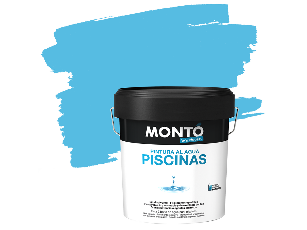 MONTO PISCINAS AL AGUA AZUL 12L