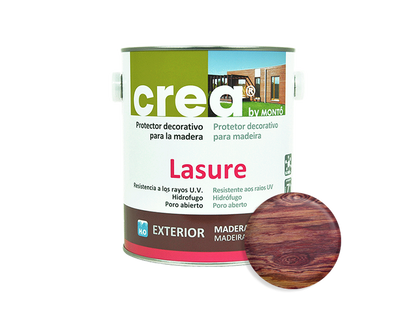 CREA LASURE SATINADO PALISANDRO 500ML & CREA LASURE SATINADO PALISANDRO 2.5L