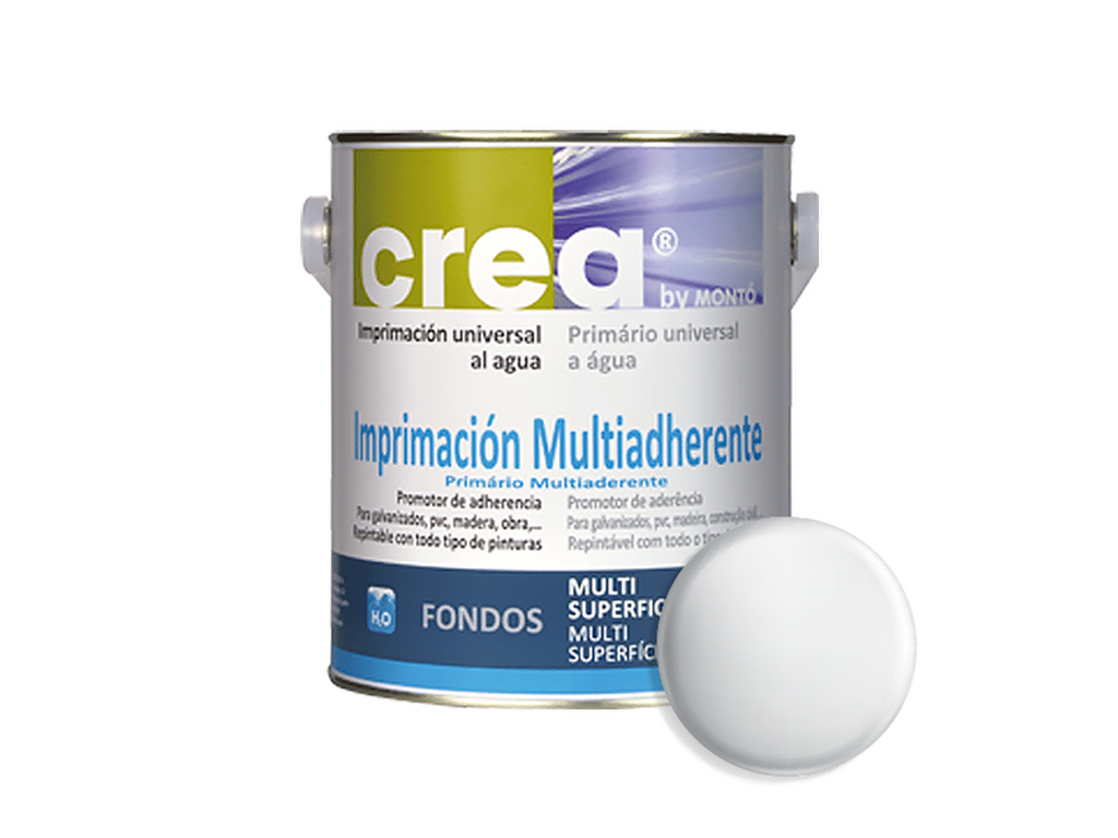 CREA IMPRIMACION MULTIADHER.BLANCA 2.5L & CREA IMPRIMACION MULTIADHER.BLANCA 500ML