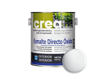 CREA ESMALTE DIRECTO OXIDO BLANCO 500ML & CREA ESMALTE DIRECTO OXIDO BLANCO 2.5L