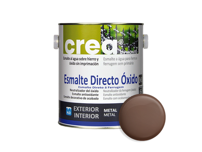 CREA ESMALTE DIRECTO OXIDO GAMUZA 2.5L & CREA ESMALTE DIRECTO OXIDO GAMUZA 500ML