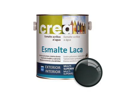 CREA ESMALTE LACA BRILLO VERDE CAR.2.5L & CREA ESMALTE LACA BRILLO VERDE CAR.500ML