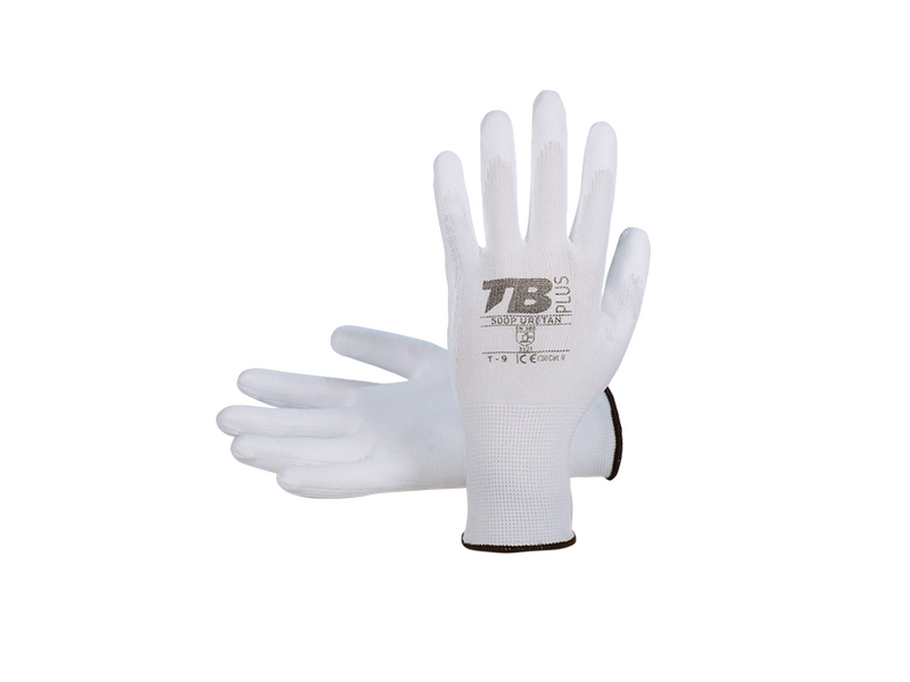 GUANTE POLIURETANO BLANCO T.10