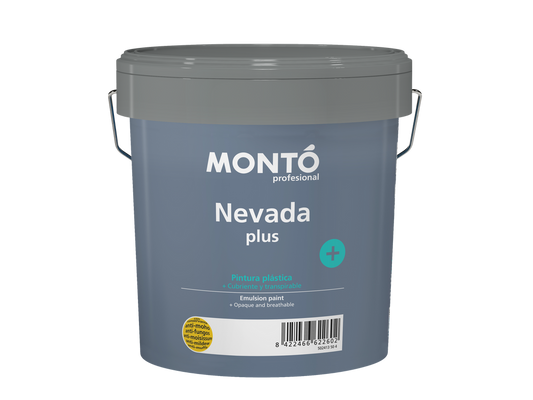 Pintura plástica: Nevada+ (Blanco)