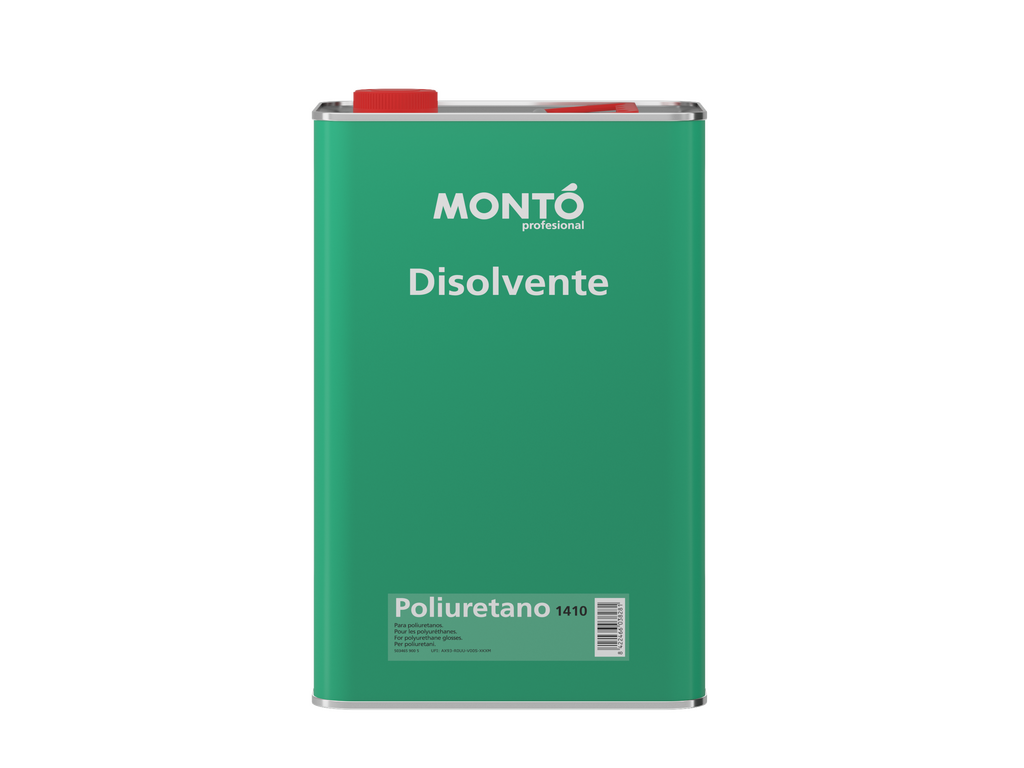 Disolvente Poliuretano 1410 | Diluyente Profesional Lacas y Barnices | Limpieza de Herramientas