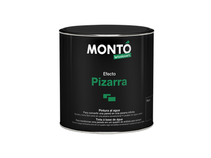 Pintura Efecto Pizarra | Superficie Lavable para Escribir con Tiza | Interior (Negro, Verde o Azul)