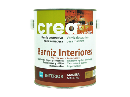 Barniz al agua: Crea Barniz Interior Brillo