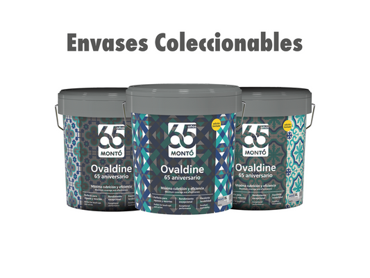 Ovaldine 65 | Pintura Mate Premium Perfumada | Alta Lavabilidad y Cubrición para Paredes y Techos