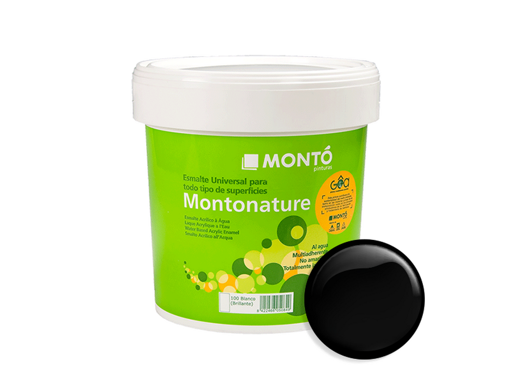 MONTONATURE MATE NEGRO 750ML & MONTONATURE MATE NEGRO 4L