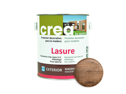CREA LASURE SATINADO CASTAÑO 500ML & CREA LASURE SATINADO CASTAÑO 2.5L