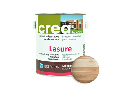 CREA LASURE SATINADO TECA 500ML & CREA LASURE SATINADO TECA 2.5L