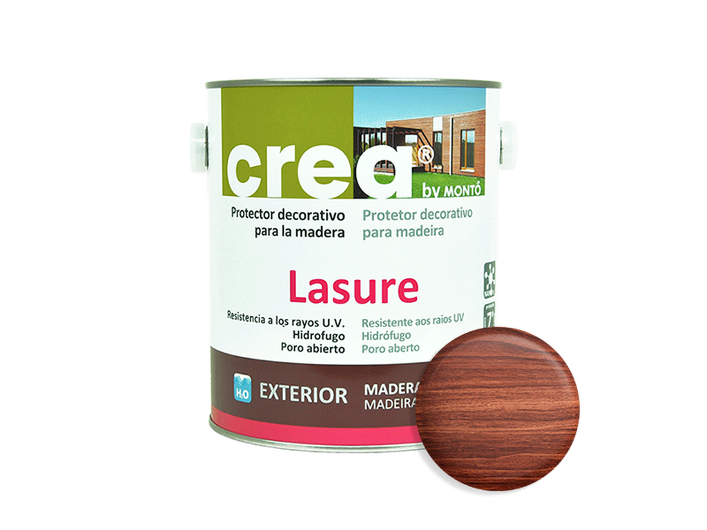 CREA LASURE SATINADO CAOBA 500ML & CREA LASURE SATINADO CAOBA 2.5L