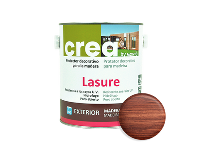 CREA LASURE SATINADO CAOBA 500ML & CREA LASURE SATINADO CAOBA 2.5L