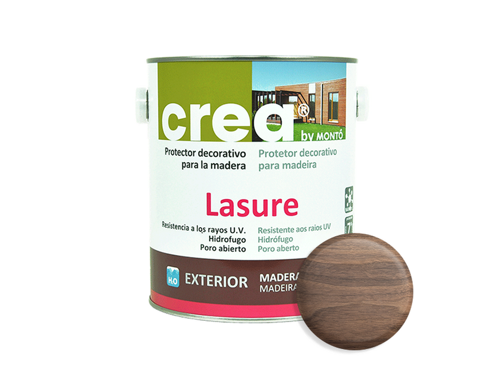 CREA LASURE SATINADO NOGAL 500ML & CREA LASURE SATINADO NOGAL 2.5L