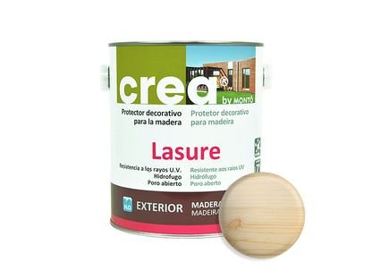 CREA LASURE SATINADO PINO 500ML & CREA LASURE SATINADO PINO 2.5L