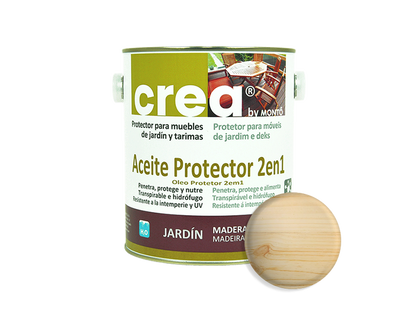 CREA ACEITE PROT.2.1 PINO AMARILLO 500ML & CREA ACEITE PROT.2.1 PINO AMARILLO 2.5L